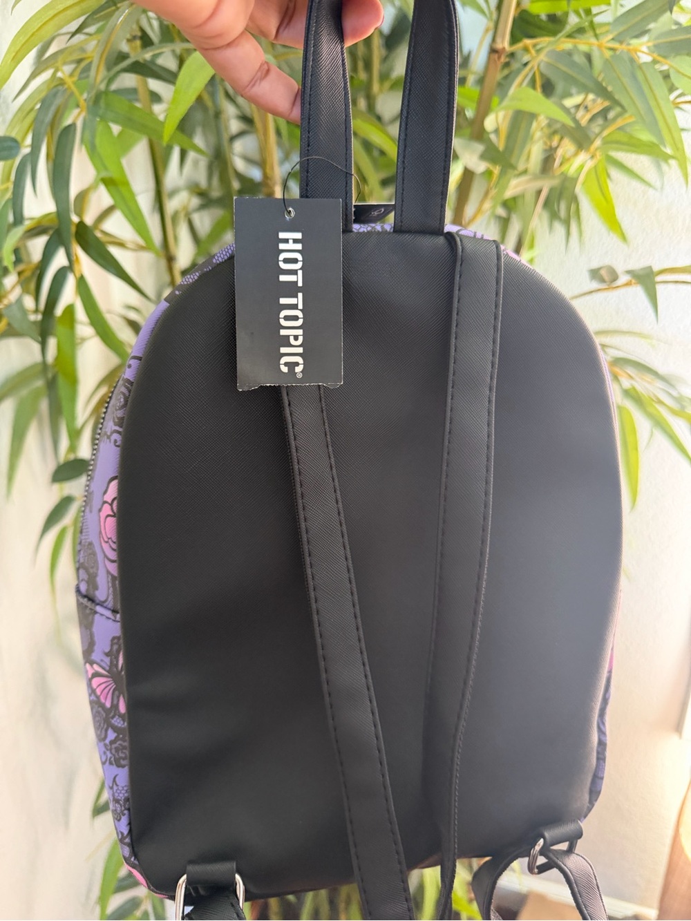 NEW Bioworld Sanrio KUROMI Butterfly Lace Mini Backpack HOT TOPIC Exclusive - Picture 5 of 7